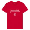 Navy Red Gray Black Wonderland Unisex T-Shirt Front Image_1