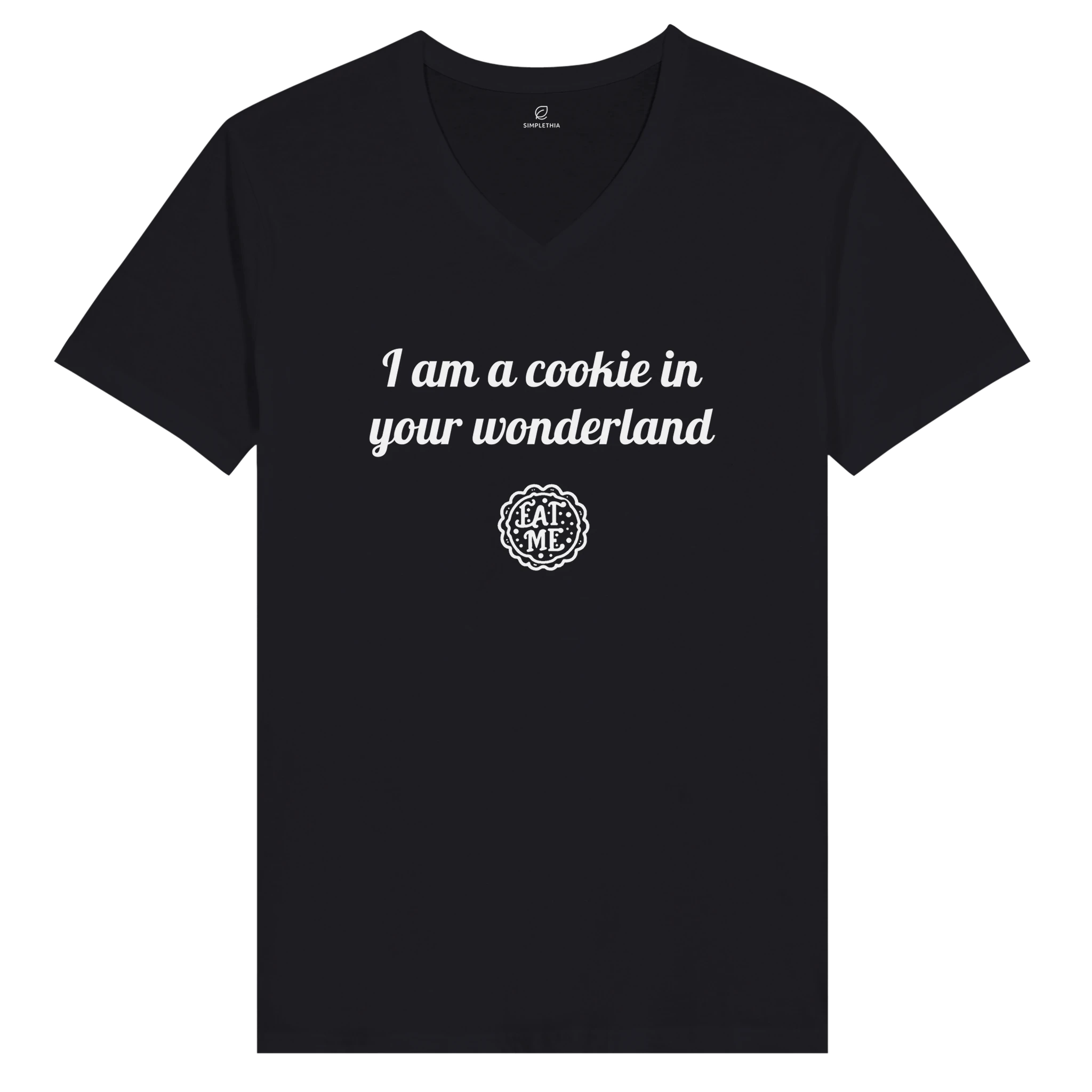 Navy Red Gray Black Wonderland Unisex T-Shirt Front Image_3