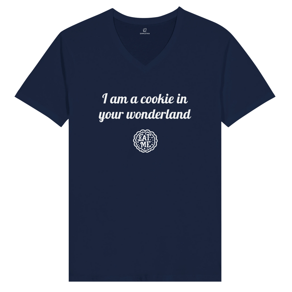 Navy Red Gray Black Wonderland Unisex T-Shirt Front Image_5