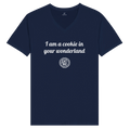 Navy Red Gray Black Wonderland Unisex T-Shirt Front Image_5