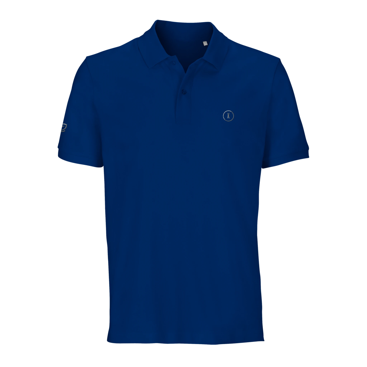 Navy Red Black Blue Grey X Polo Front Image_3