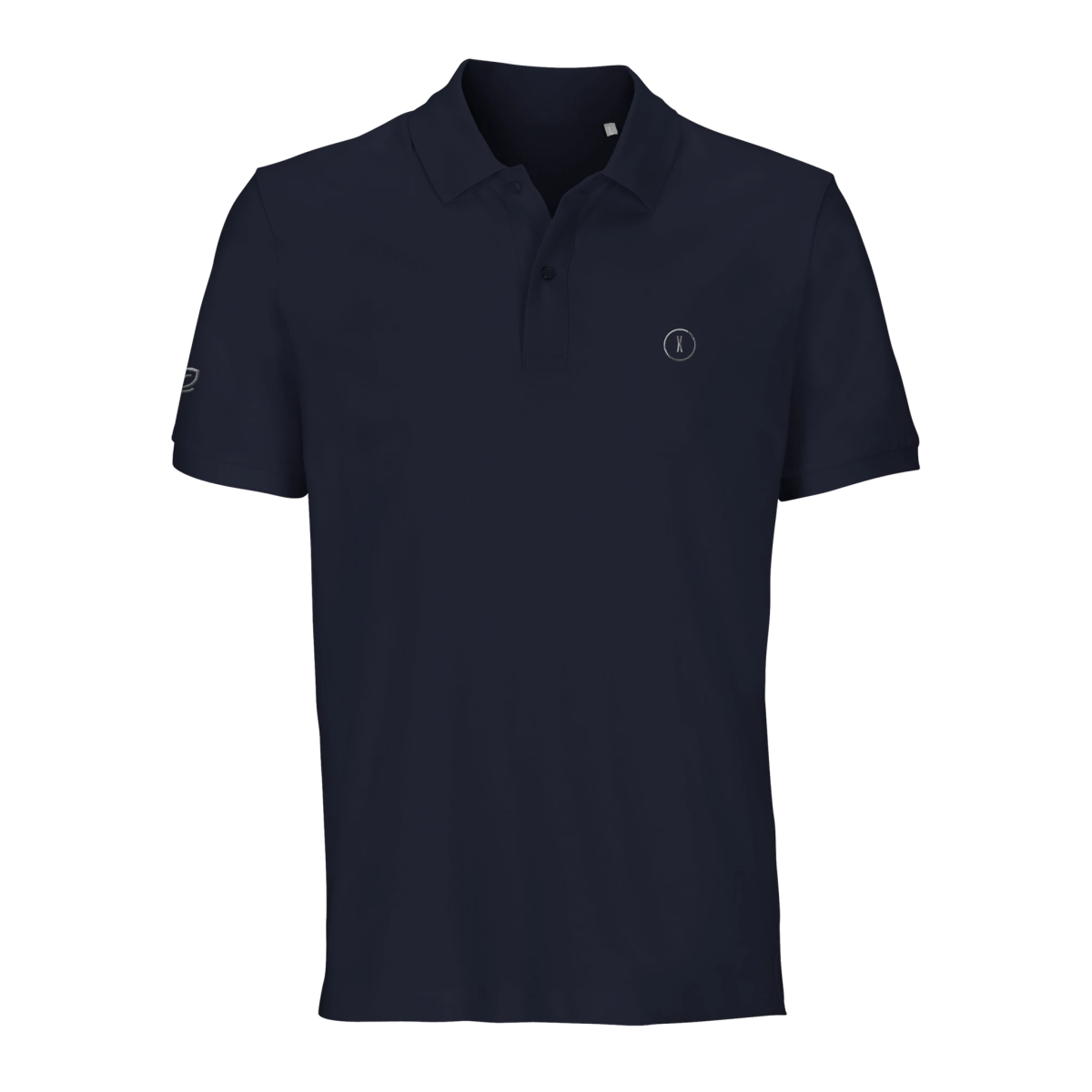 Navy Red Black Blue Grey X Polo Front Image_2
